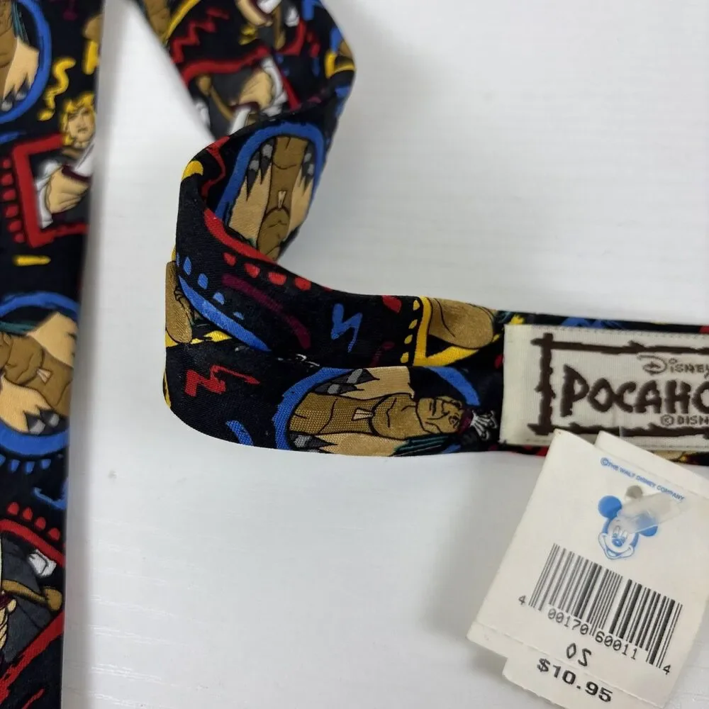 Vintage Disney Pocahontas Childrens Neck Tie With Original Tag!